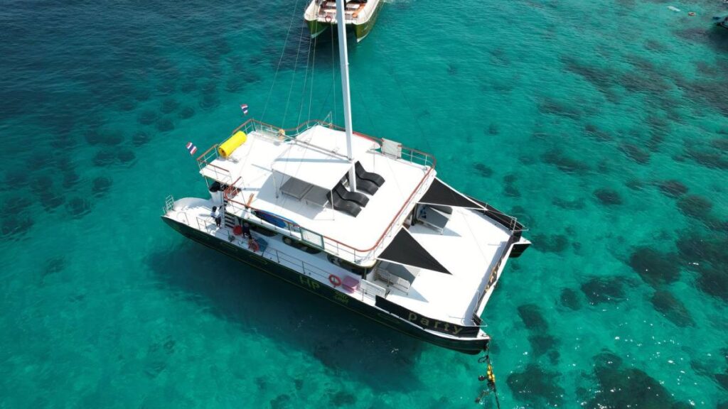 Luxury Catamaran Charter at Coral Island Phuket by 109 Thailand Travel