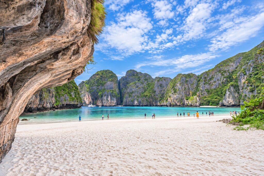 phi phi beach view
